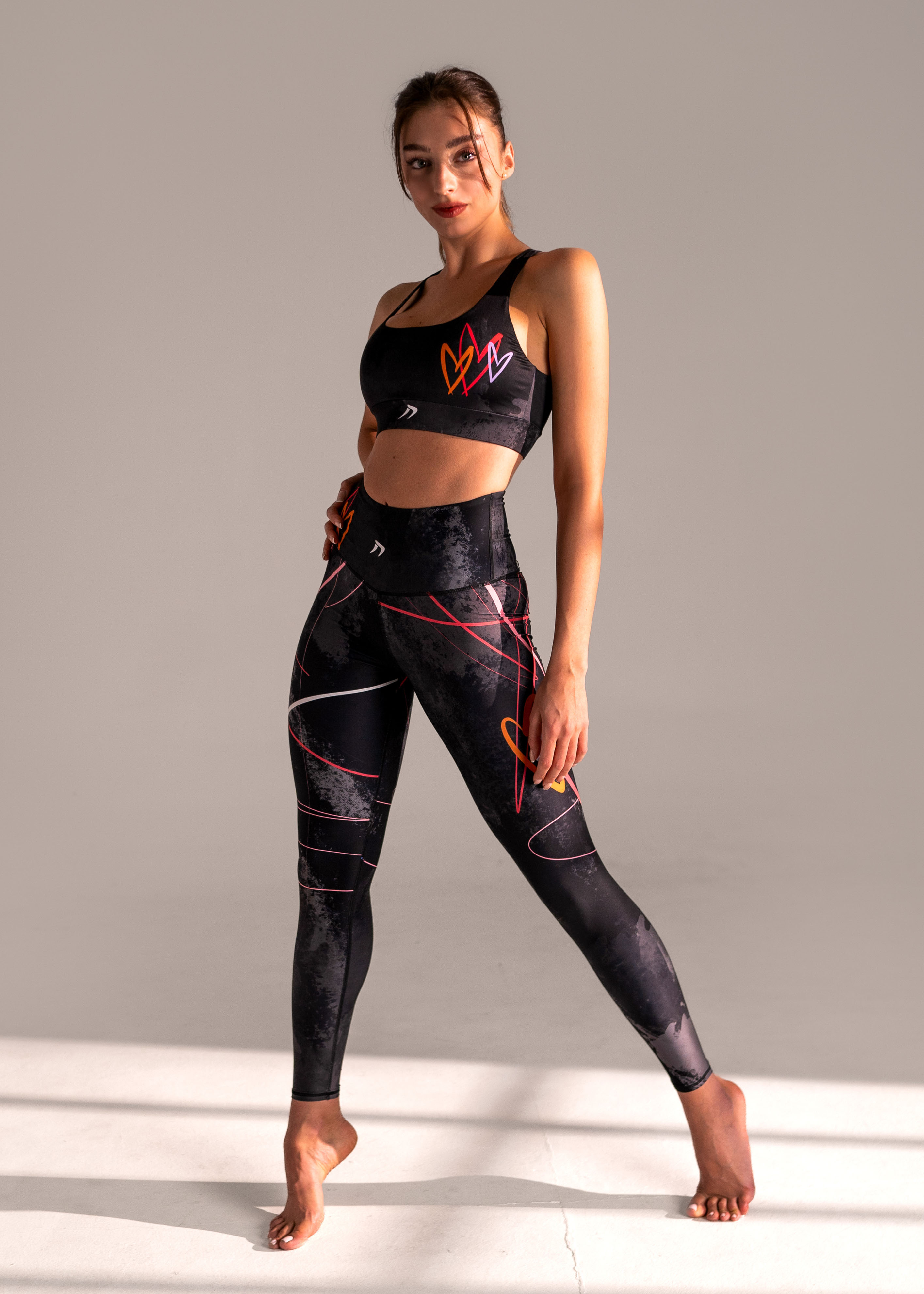 The Lost Needle Women's Polyester Slim Fit Stretchable Trackpants & Yoga  Pants